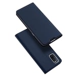 BaiFu Case for OPPO A52/A72/A92 Wallet Leather Card Flip with Magnetic Ultra-Thin Silky Silicon Cover Compatible with OPPO A52/A72/A92-Blue