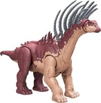 Mattel Jurassic World: Chaos Theory Netflix - Gigantic Trackers Bajadasaurus Action Figure Dinosaur Toy with Rampage Neck Attack, Evolution Spikes, Tail Whip, Digital Play, Ages 4 Years & Up, HTK80