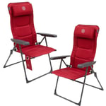 Vango Radiate Grande DLX - 2 Chairs (Heated) Camping Heated Chair USB