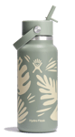 Hydro Flask 946ml Wide Flex Straw Cap Botanical Bliss Agave, 0.946 L
