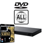 Sony Blu-ray Player UBP-X800 MultiRegion for DVD inc Scarface 4K UHD
