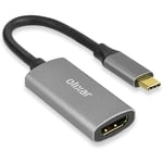 Olixar USB C to HDMI Adapter 4K for Smartphone, Laptop, MacBook and More - Display your Device Screen on your TV, Monitor or Projector in up to 4k @ 60Hz Resolution