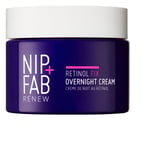 Nip+Fab Retinol Fix 3% Crème de Nuit | Formule Avancée Favorisant la Jeunesse, pour une peau Renouvelée et une Réduction des Ridules | Rétinol pur Encapsulé | Anti-âge, Régénération