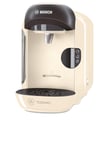 Bosch Tassimo Vivy TAS1257GB Coffee Machine, 1300 Watt, 0.7 Litre - Cream