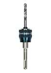 Bosch Professional 1x Power Change Plus Adapter (Socket SDS Plus, HSS-G Drill Bit Ø 7.15 x 85 mm, Accessory Hole Saw)