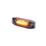 Positionsljus / Varningsljus Purelux Spectre 6X - 12/24V / 3W / 78 mm, Orange