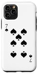 iPhone 11 Pro Seven of Spades - Funny Easy Halloween Costumes Front & Back Case