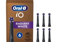 Oral-B iO Series Radiant White tandborsthuvuden - Svart - 6-pack