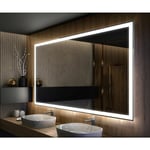 ARTFORMA Miroir led Lumineux 200x60 cm de Salle Bain Mural AmbientLine avec éclairage Blanc Froid 7000K L01 Artforma Transparent