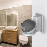 Wall Mounted Hanger Space Saving Speaker Holder for Amazon Echo Dot 5/4 (White)
