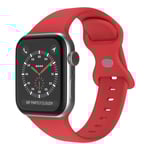 Armband i Silikon för Apple Watch 8 41mm m.fl. - Rose Red