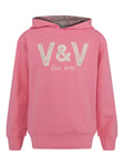 Vilje & Ve Poppy genser med hette - pastel rose