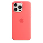 Apple iPhone 15 Pro Max Silicone Case with MagSafe - Guava Soft Touch Finish
