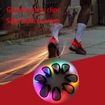 Led Luminous Shoes Clip Outdoor Night Running Sports Warning Saf Orange