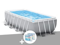 Kit piscine tubulaire Intex Prism Frame rectangulaire 4,00 x 2,00 x 1,22 m + 6 cartouches de filtration