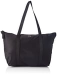 Lacoste NF3618YA, l Shopping Bag Femme, Noir, Taille Unique