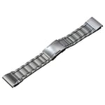 Garmin Tactix 7 Pro/Fenix​​7X/6X Pro Titanium Steel Watch Band - Svart
