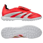 adidas Predator League Fold-over Tongue Tf Pure Victory - Lucid Red/vit/svart - Turf (Tf), storlek 36