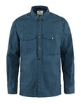 FJALLRAVEN Long Sleeve T-Shirt Brand Model Singi Overshirt M Indigo Blue