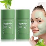 Green Tea Cleansing Mask Stick, Blackhead Remover Green Mask Stick Poreless Deep