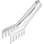 Pastatång i rostfritt stål, serveringstång, verktyg för västerländska restauranger, silver