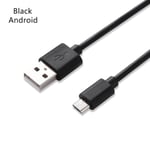 Orginal Charging Cable Type-c To Usb Data Sync Black Android
