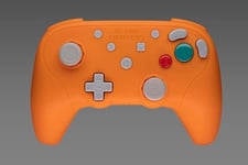 Retro Fighters BattlerGC Wireless 2.4G Controller Orange - Gamecube, Game Boy Player, Switch & PC Compatible