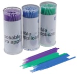 100 Pcs Dental Micro Brush Disposable Materials Tooth Applicator Green
