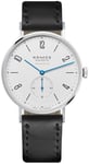 Nomos Glashütte N-140 Tangente Hvid/Læder Ø38.5 mm