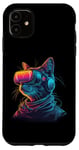iPhone 11 Neon Feline Fantasy Case