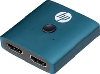Hp Blue Hdmi-Omkopplare, Dhc-Hd01v, Hdmi F - 2X Hdmi F, Morandi Blå, Hewlett-Packard
