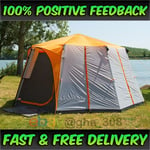 Coleman 2000019550 Cortes Octagon 8 Person Tent - Orange Large Tent For Camping