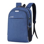 Backpack Bag Mens Backpack Laptop Backpacks 17 Inch 15.6'' Anti Theft Male Notebook Trip Back Pack Office Women Travel Bagpack Blue2