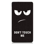 Tri-fold Fodral För Lenovo Tab 7 Essential - Don't Touch Me
