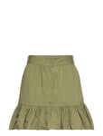 Belt Dust Rfle Mini Skirt Kort Kjol Green Michael Kors