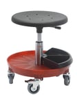 Global Roller stool sigma 400p with shock proof plastic base and polyurethane foam seat