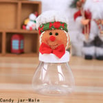 Gingerbread Man Candy Jars Xmas Tree Pendants Jar-male