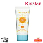 Isehan Kiss Me Mommy Kids UV Aqua Milk Sunscreen SPF50+/PA++++ 50g