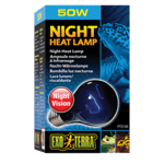 Nattvarmelampe - etterligner naturlig måneskinn Svart 50 W - Reptil - Terrariebelysning - Nattbelysning - Exoterra