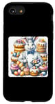 Coque pour iPhone SE (2020) / 7 / 8 Pâtisseries sur le thème des lapins