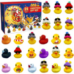 Gummi Anka Advent 2023, Advent 2023 Barn, Advent Anka Bad Till 08(24 ducks)