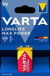 VARTA Longlife Max Power 9V-batteri