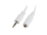lanberg Ad 1516-0024 W Jack (3-Pin) to 2x 3.5 mm Jack Socket Adapter 3-Pin Cable 3.5 mm Stereo Audio Y Cable Splitter Adapter White