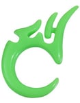 Grønn Dragon Claw Expander Ørepiercing i Akryl 4 mm