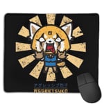 Aggretsuko Retro Japanese Customized Designs Non-Slip Rubber Base Gaming Mouse Pads for Mac,22cm×18cm， Pc, Computers. Ideal for Working Or Game