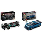 LEGO Technic Mercedes-AMG F1 W14 E Performance Pull-Back Model Vehicle Set & Speed Champions Ford Mustang Dark Horse Sports Car Toy Vehicle for 9 Plus Year Old Boys & Girls
