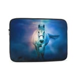 Laptop Case,10-17 Inch Laptop Sleeve Case Protective Bag,Notebook Carrying Case Handbag for MacBook Pro Dell Lenovo HP Asus Acer Samsung Sony Chromebook Computer,White Horse 10 inch