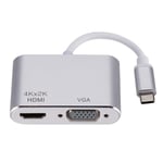 TYPEC To HDMI 4in1 Cable Converter for Samsung Huawei iPad Mac 4K Adapter Cable