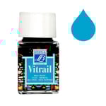 Lefranc Bourgeois Vitrail glas & porslinsfärg 087 | cyan | 50ml