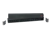 APC Basic Rack-Mount PDU - Strømfordelingslist (kan monteres i rack) - AC 208/230 V - inngang: IEC 60320 C20 - utgangskontakter: 12 - 1U - svart